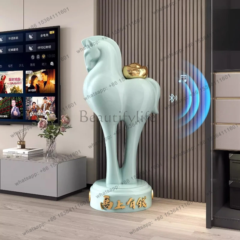 New Year of the Horse New Year home decoration large floor ornaments are soon rich living room