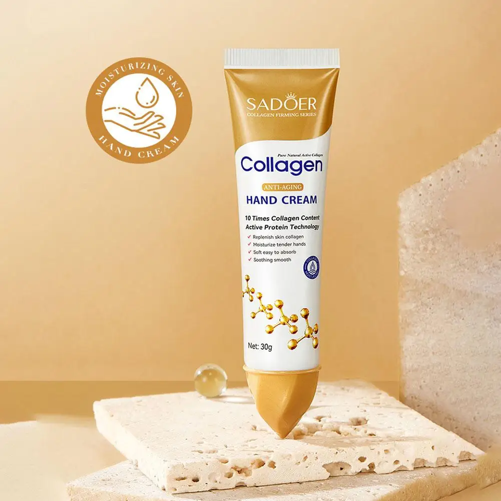 Collageen Anti-Rimpel Verwijdering Handcrème Vochtinbrengende Reparatie Anti-Aging Gel Exfoliëren 30G Whitening Eelt Crack Nouris O3z4