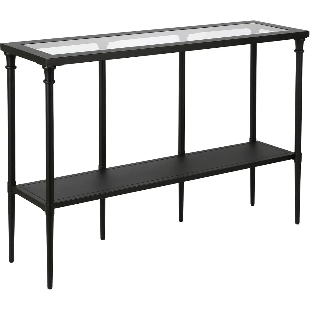 

Dafna 45'' Wide Rectangular Console Table in Blackened Bronze