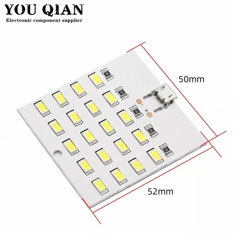 Mirco Usb 5730 LED Lighting Panel USB Mobile Light Emergency Light Night Light White 5730 Smd 5V 430ma~470ma DIY desk lamp