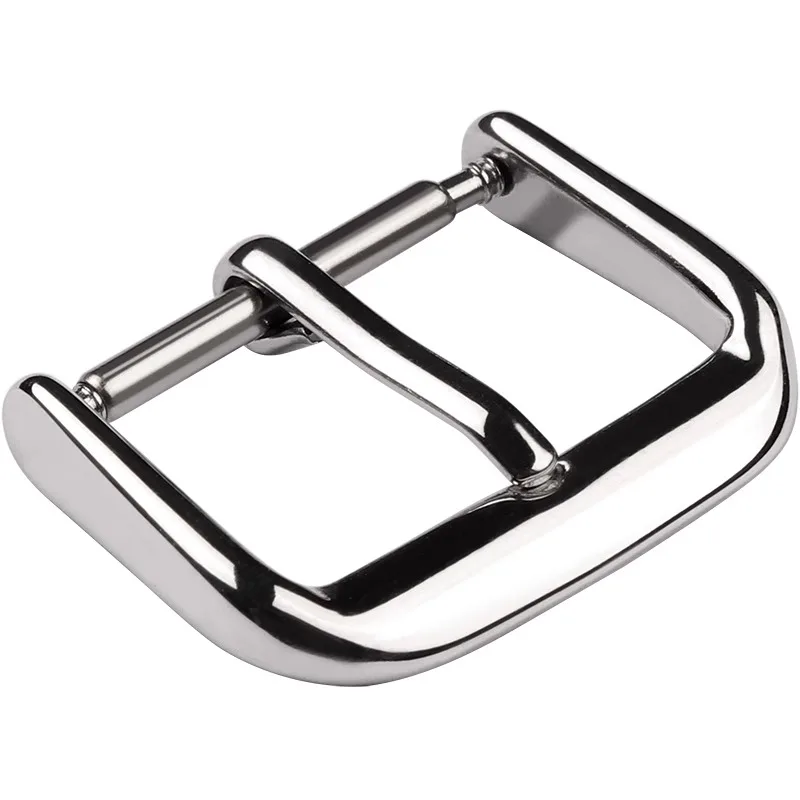 10 مللي متر 12 مللي متر 14 مللي متر 16 مللي متر 18 مللي متر 20 مللي متر الفولاذ المقاوم للصدأ حزام الساعات مشبك النساء الرجال الفضة الصلبة المعادن حزام (استيك) ساعة المشبك حزام لحزام