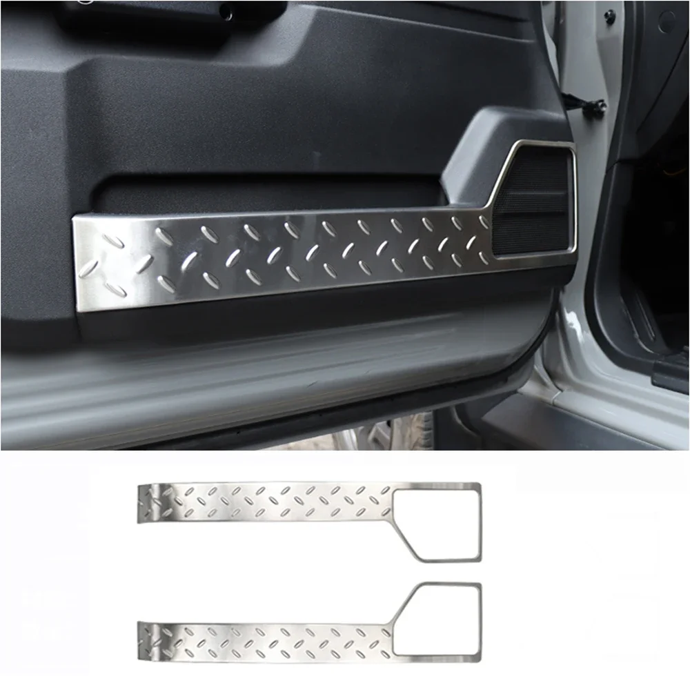 Stainless Steel Car Interior Door Anti-Kick Panel Cover Fit for Suzuki Jimny 2019+