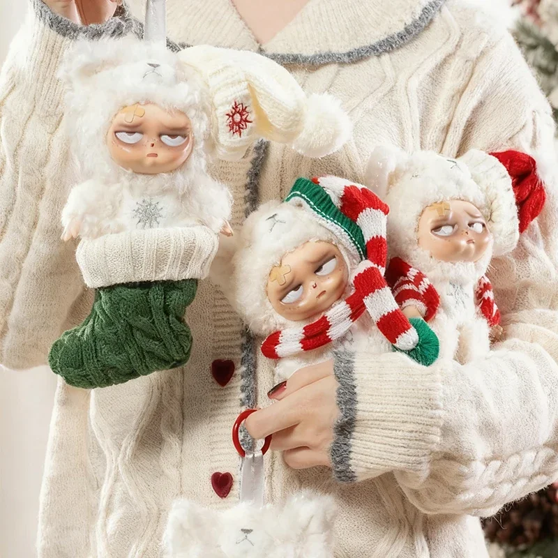 

Grumpipi Рождественская серия слепая коробка Grumpipi виниловая плюшевая загадочная коробка Kawaii Fox аниме куклы брелок сумка-сюрприз подвеска игрушки