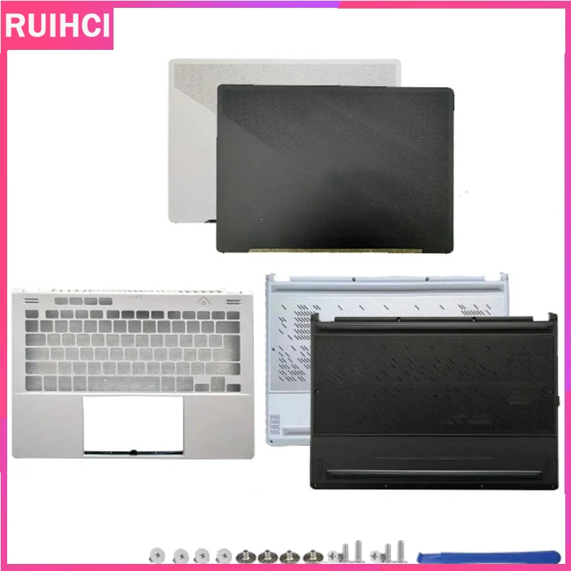 

For ASUS ROG 14 Zephyrus G14 GA402 GU402 GA402R GA40X Laptops Case Notebook LCD Back Cover Bottom Case Laptop Accessories