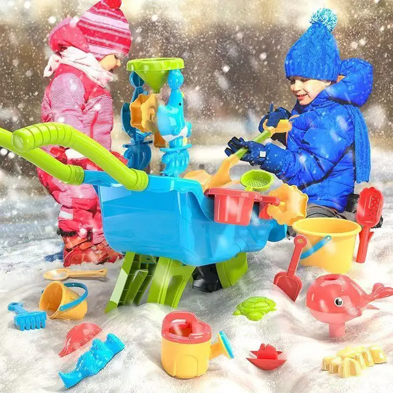 عربة لعب مائية جديدة على الشاطئ، جرافة، ألعاب خارجية للأطفال، ألعاب شاطئ خارجية للعب مائي على الشاطئ #4