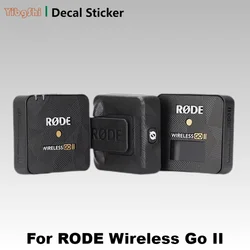 For RODE Wireless Go II Decal Skin Vinyl Wrap Film Microphone MIC Body Protective Sticker Coat WirelessGoII WirelessGo 2 M2