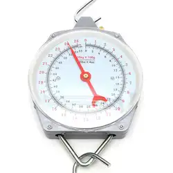 Heavy Duty Hanging Scale with Hanging Hook, Alloy Quality, 100g Increments, Mechanial Fishing, 25kg, 55lbs