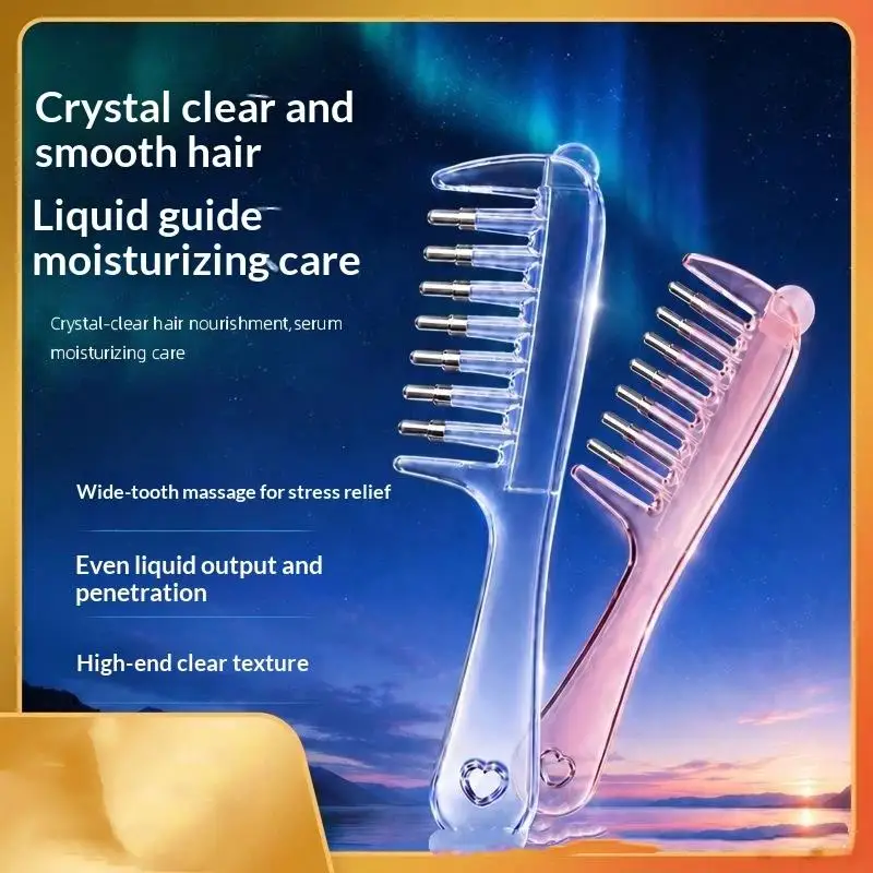 1Pc Multi-Function Mini Portable Head Applicator Comb Anti-Frizz Hair Care Hair Firming Applicator Scalp Nourish Anti-Static~