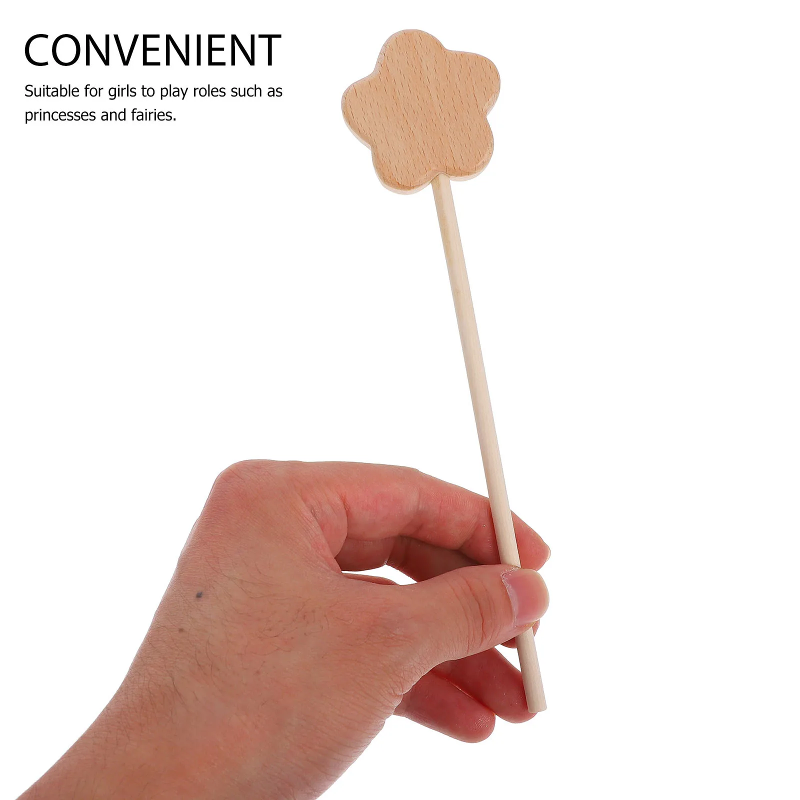 5 قطعة خشبية DIY الجنية الصولجانات فارغة الجنية العصي للحزب متعة اليد اللوحة الرسم الإبداعية DIY بها بنفسك الخشب الصولجانات الكتابة على الجدران العصا