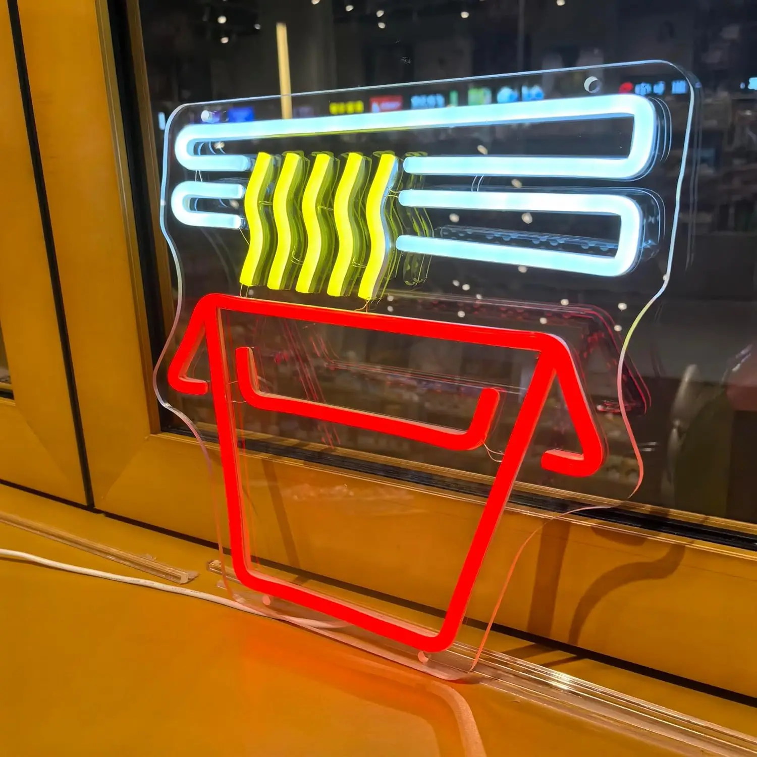 Ramen Neon Signs, USB Powered with Dimmable Switches, Home Bar, Kitchen, Food Signs for Wall Decoration