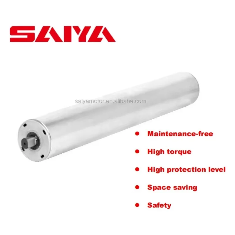 تيار مستمر 24 فولت/36 فولت/48 فولت التيار المتناوب 220 فولت المغناطيس الدائم عزم دوران عالي سرعة التحكم طبل المحرك فرش الناقل حزام طبل الأسطوانة