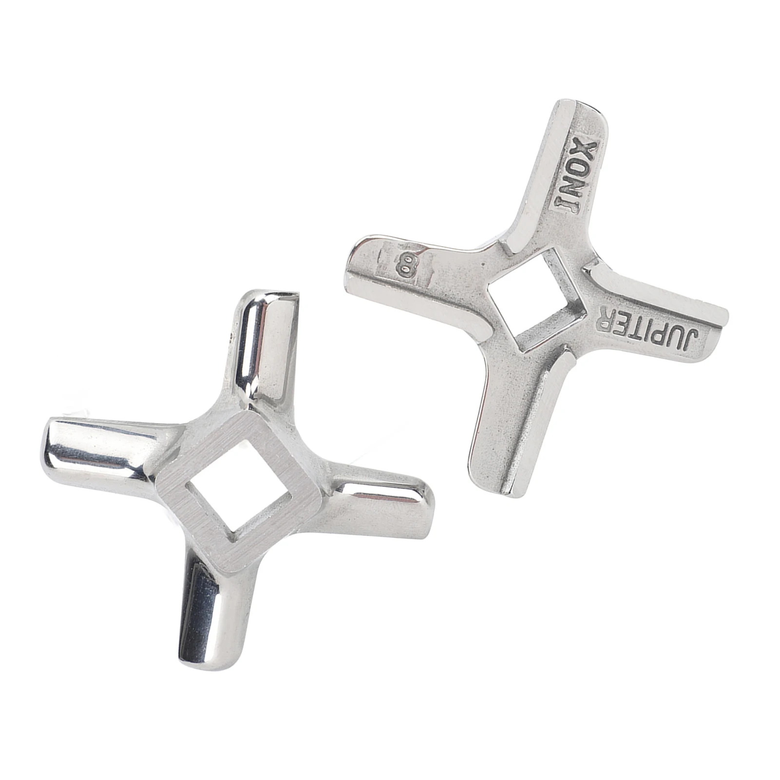 2PCS Meat Grinder Blade Knife Cutter Stainless Steel Versatile Meat Grinder Accessory Food Grinding Blade