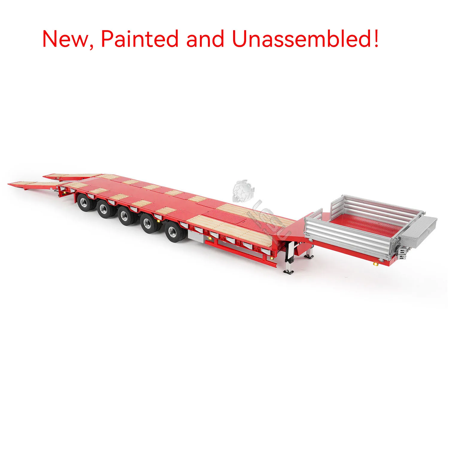 

Металлический полуприцеп LESU 1/14 RC, окрашенный, с гидравлической системой, 5 осей, рулевое управление, для самостоятельной сборки модели самосвала на радиоуправлении