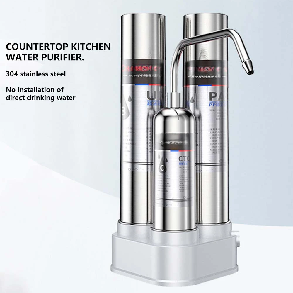 Ultrafiltratie Waterzuiveraar Keukentafel Waterfilter 304 Roestvrij Staal Direct Drinken