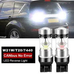 2pcs For Peugeot 4007 2007-2013 LED Reverse Light Blub Backup Lamp W21W 7440 T20 Canbus