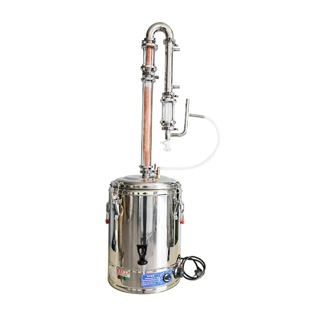 

33L Household Stainless Steel Water Distiller Whiskey Brandy Reflux Column Making Machine