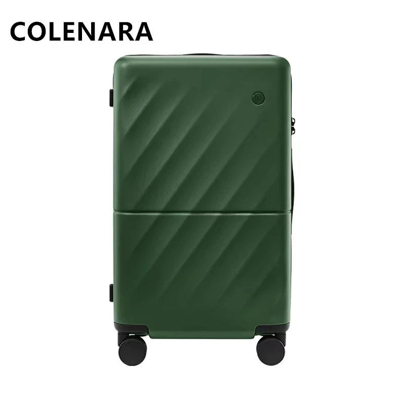 COLENARA Large Capacity Suitcase ABS+PC Boarding Box Men's Trolley Case 20