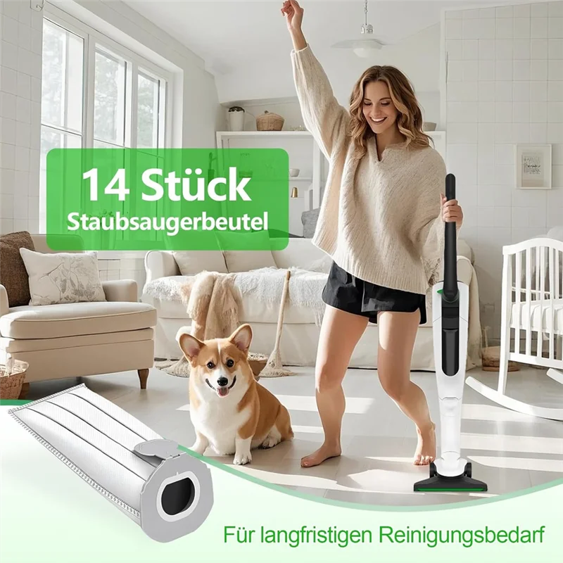 ABZA-14PCS 掃除機ダストバッグ Vorwerk 用コボルト、FP7 VK7 交換フィルター部品