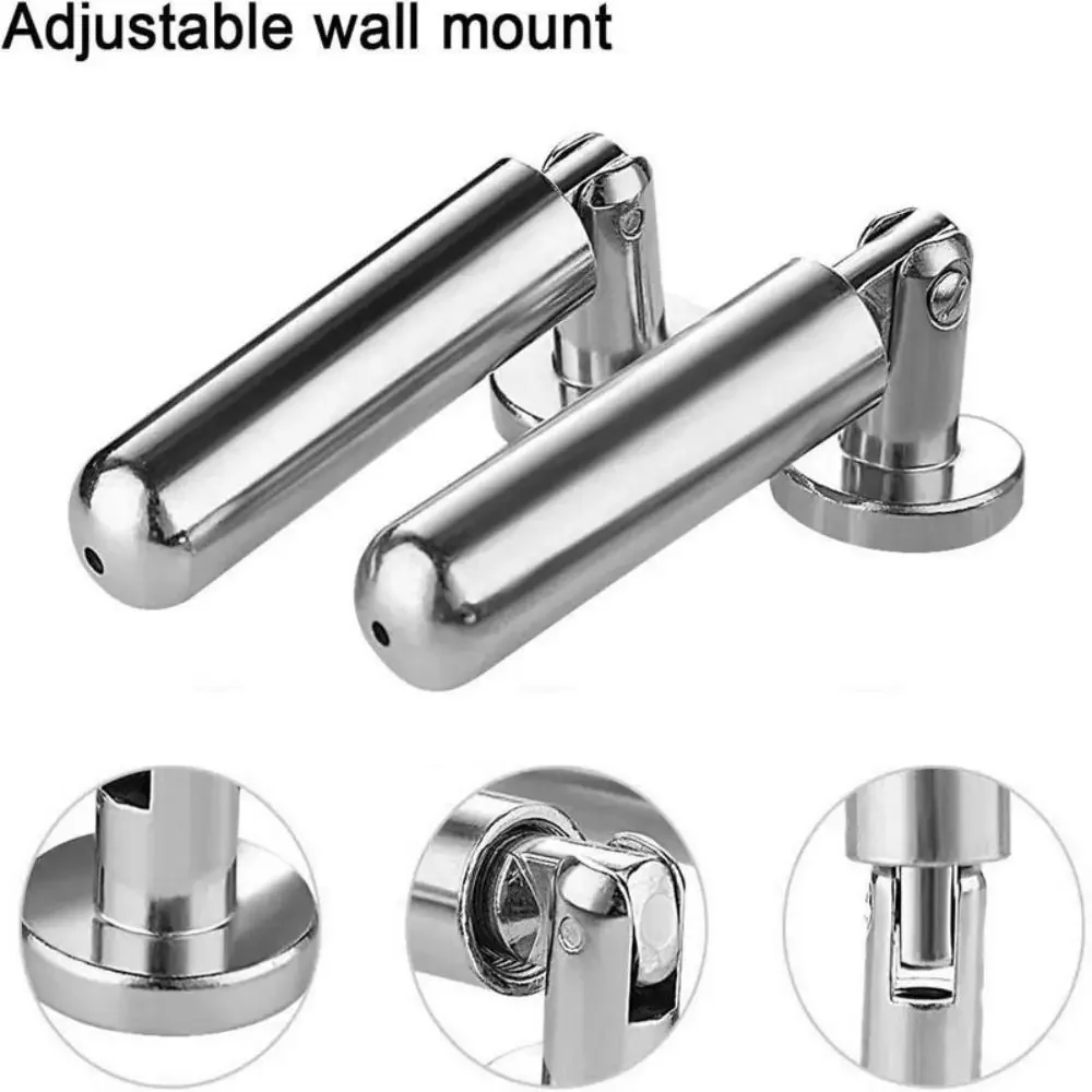 304 Stainless Steel Clothes Drying Rope Balcony Mount Non-Perforating Design Retractable Clothesline Steel Wire Construction