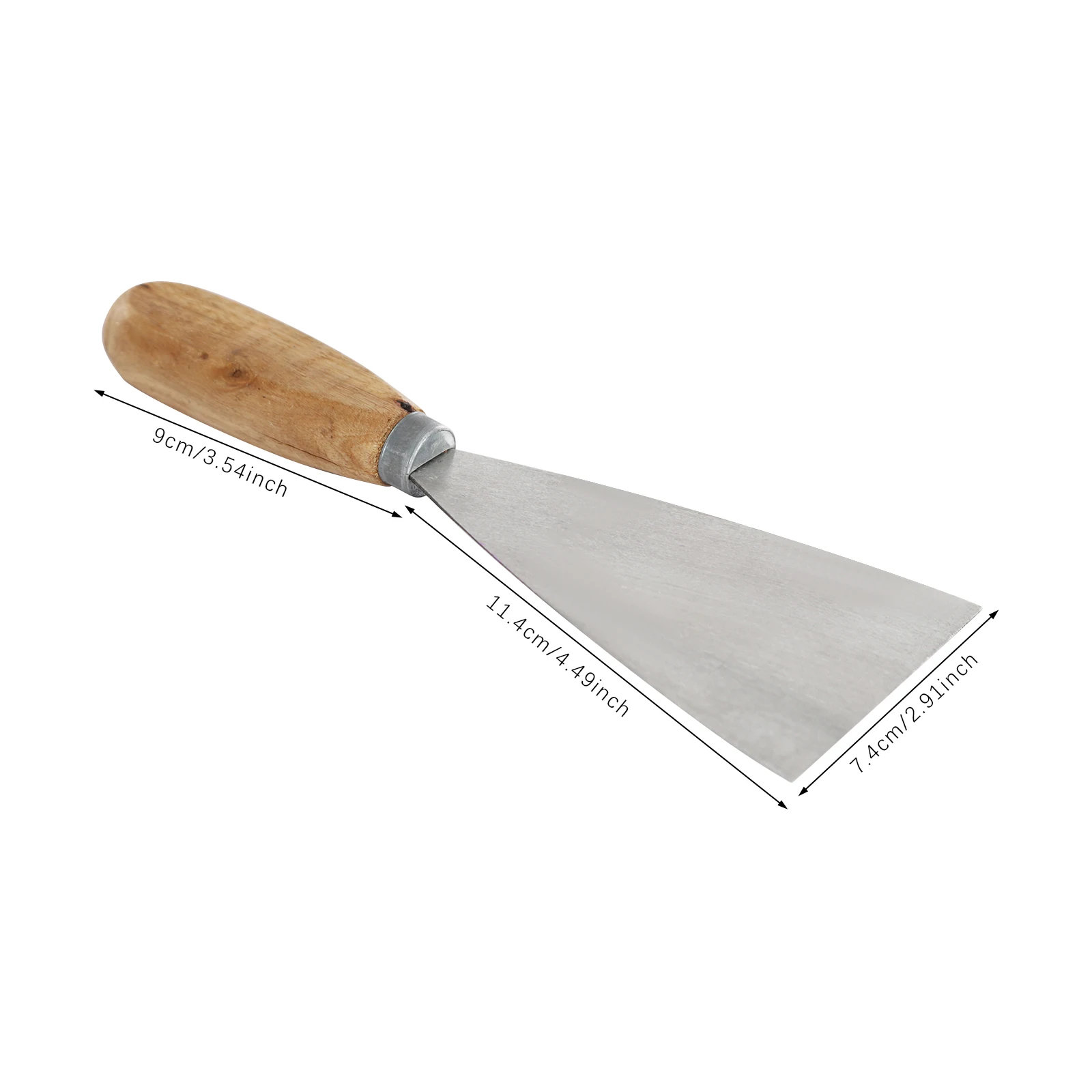 مجرفة كبح المناظر الطبيعية، أداة صنع نموذج أسمنتي على شكل منحدر مع مقبض وسكين معجون، مجرفة كبح الخرسانة للطريق #2