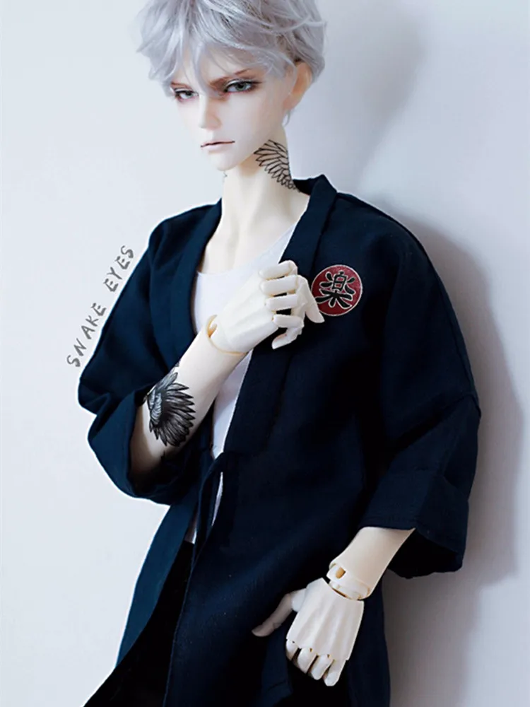 Simple Short Kimono Coat for Bjd 1/4 MSD 1/3,SD13,SD17 Uncle Doll Clothes Custom CMB101