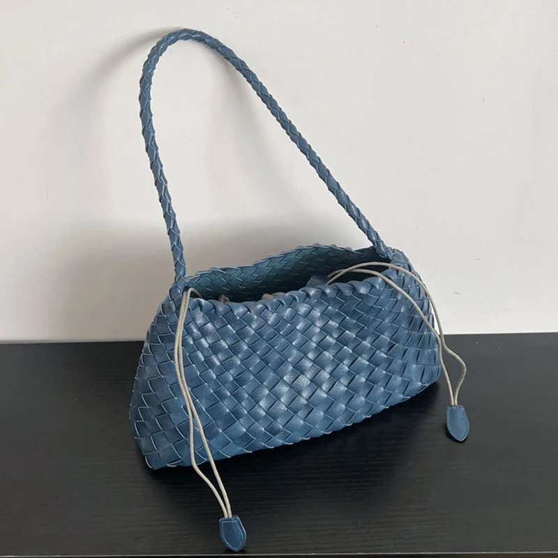 NONE Woven PU Shoulder Bag 8