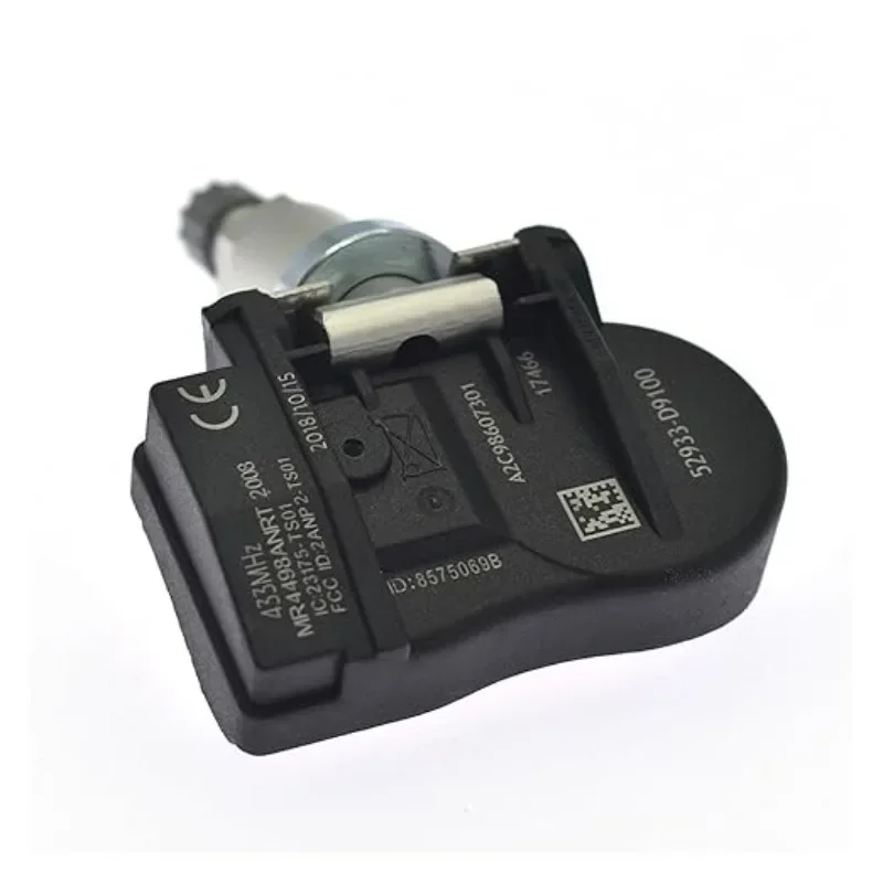 52933-D9100 Tire Pressure Monitor Sensor for Hyundai Santa Fe 2016-2022 Kia Sportage Cadenza Veloster TPMS 433MHZ 52933D9100