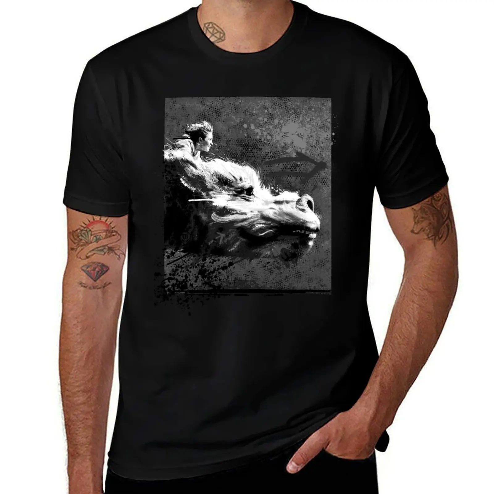 THE NEVERENDING T-Shirt men t shirt cotton 100% T-Shirt