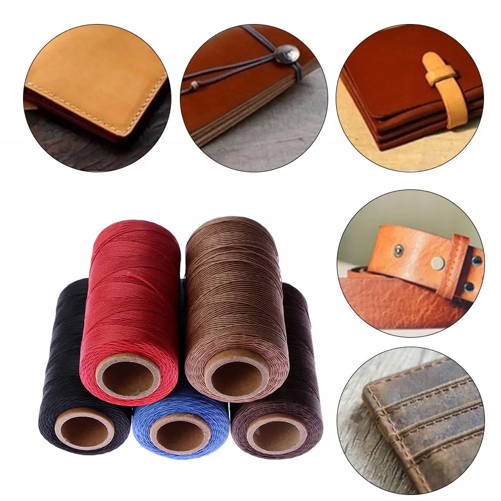 150D 260M/Roll Crafts Line Jewelry Cords Waxed Thread Sewing String Leather Tool Stitching Cord