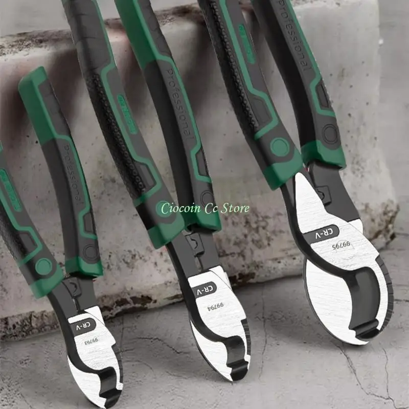 

X90F 6/8/10-дюймовые плоскогубцы для резки кабеля из углеродистой стали, электрик, ручной инструмент для зачистки проводов