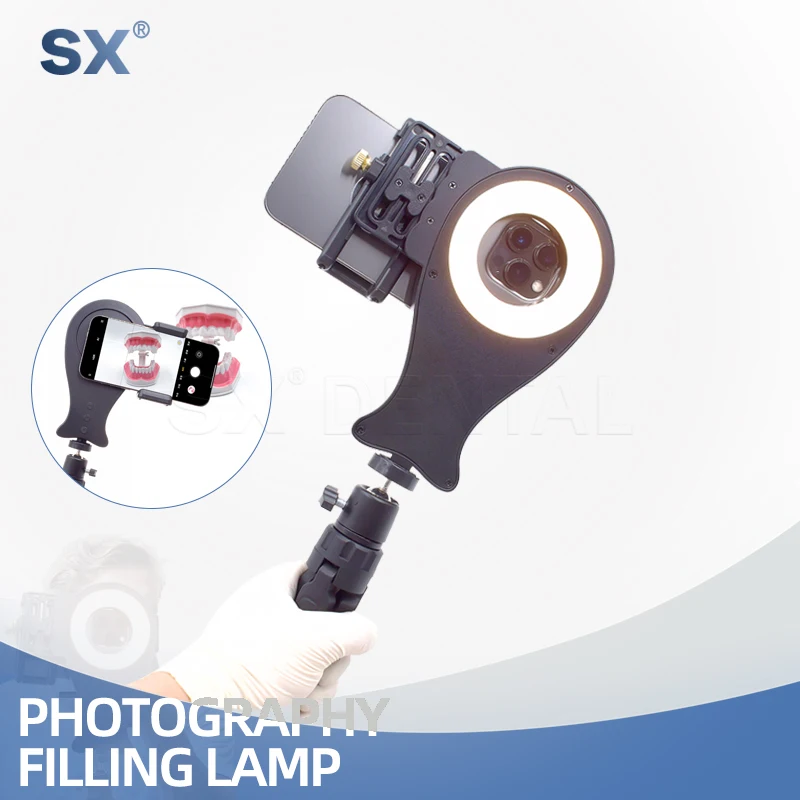 Dental Photography Filling Lamp Tattoo Photo Light Adjustable Color Temperature and Brightness Mobile Phone Video Flash Tools