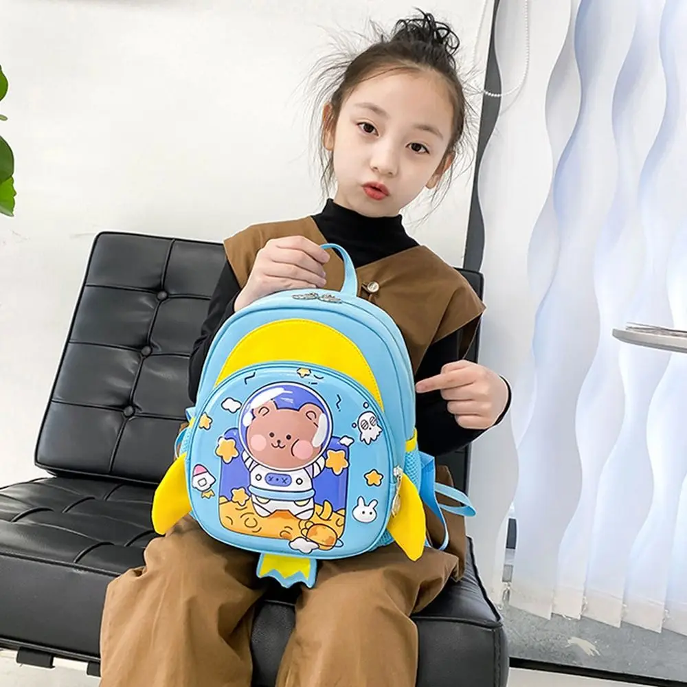 Mochila dos desenhos animados 3D para crianças, grande capacidade sacos de ombro, casual Kindergarten Schoolbag fofo, moda