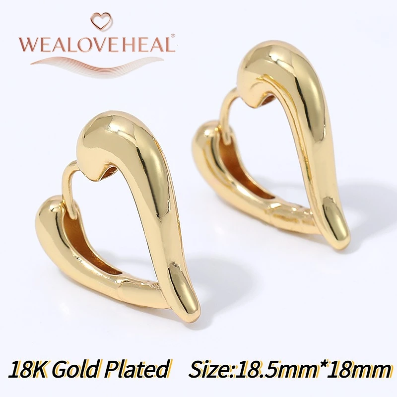Damen-Ohrringe aus 18K vergoldetem Messing mit CZ-Stein, V-förmige Huggie-Ohrringe, geometrisch, minimalistisch, für den täglichen Gebrauch, Valentinstagsgeschenk, Schmuck. – Detail 27