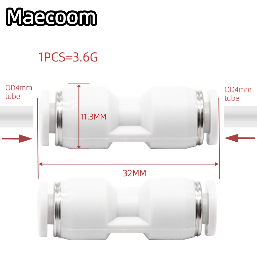 3D Printer AMS Lite Filament Hub PTFE Adapter Material Pipe Expansion Port AMS Connect Module For Bambu Lab X1/P1 Series