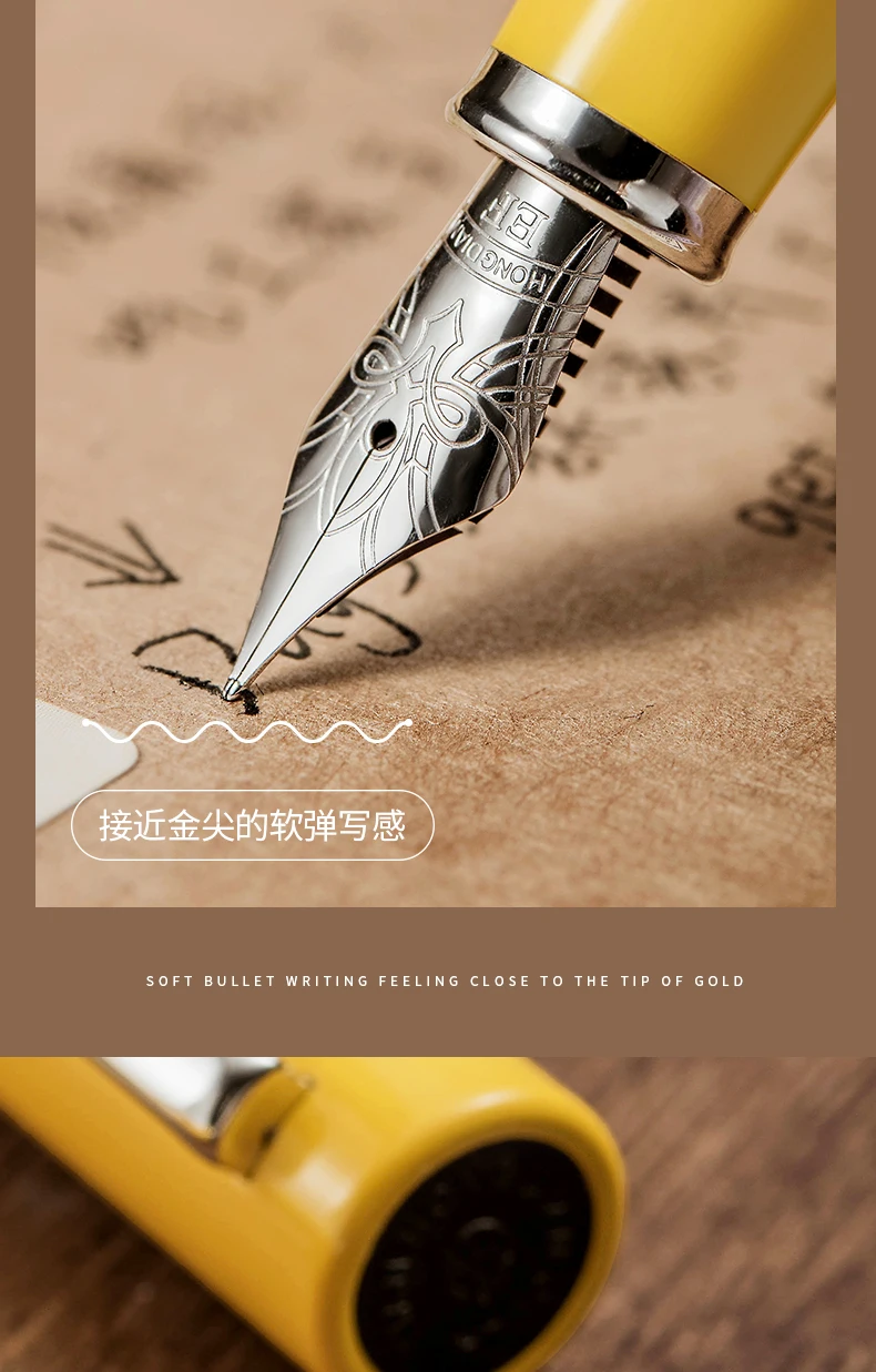 LT Hongdian C2 Enigma Kalligraphie-Füllfederhalter, hochästhetisches Unterschrift-Geschenk für Studenten – Detail 5