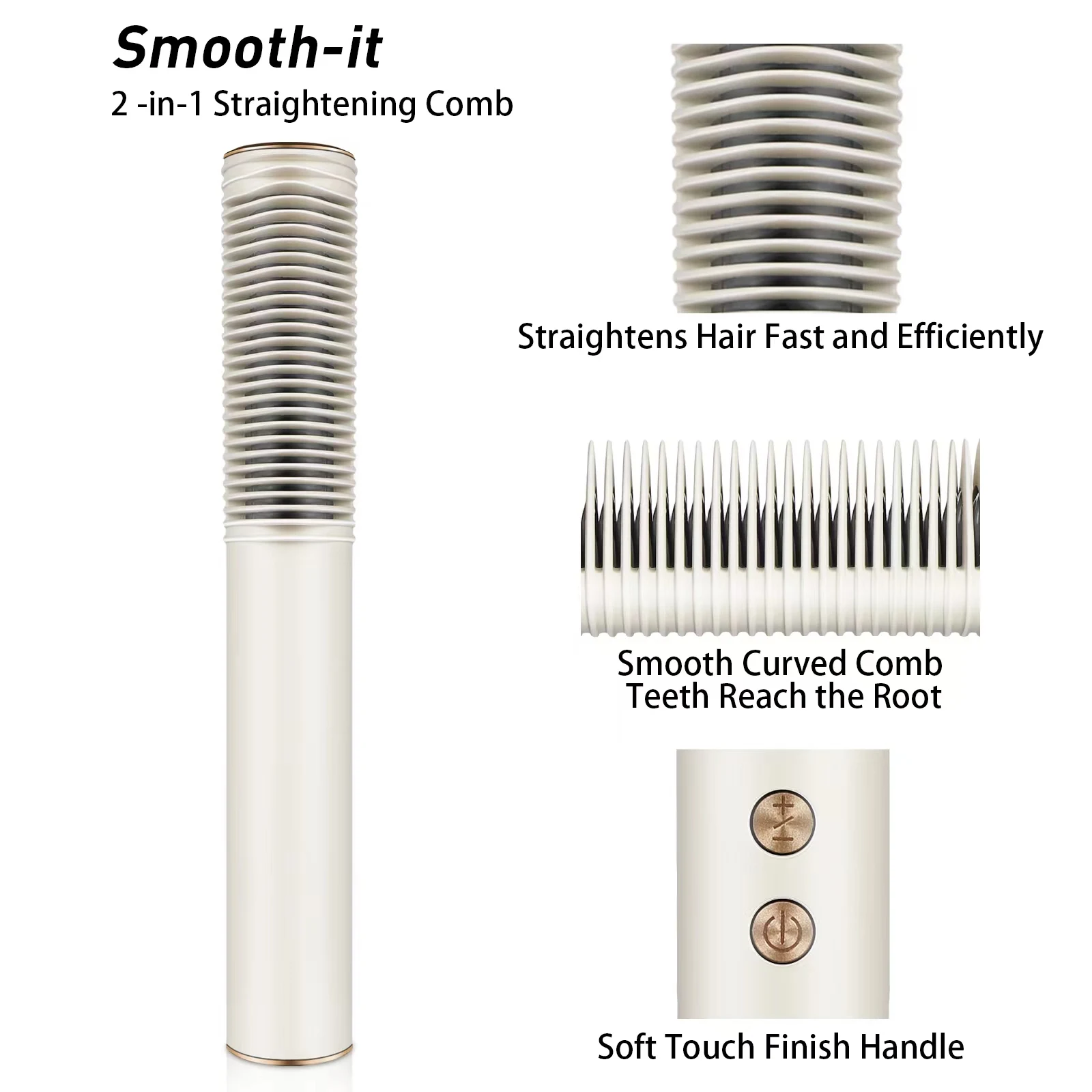 Elektrischer Lockenstab für Damen, Hühnerbrötchen, Wasserwelligkeit, faules glattes Haar, Kamm, Ventilator, kleine Schiene, gerades Curling, doppelter Verwendungszweck