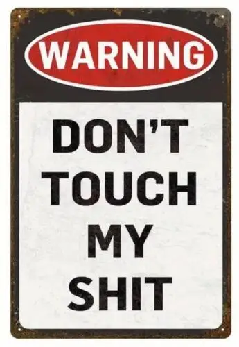 Metal Sign Plate Wa…