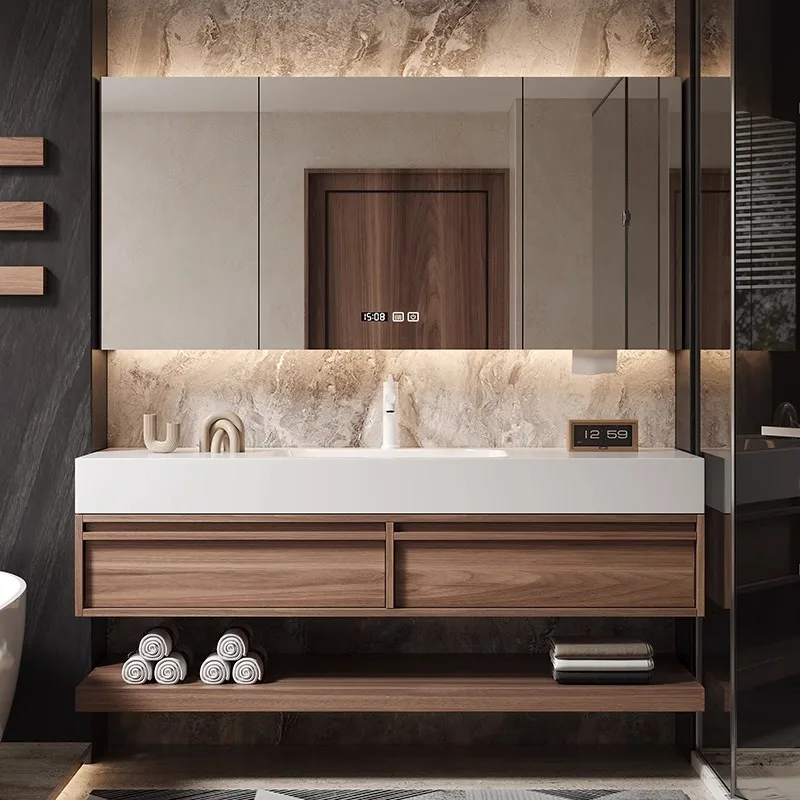 Bathroom Vanity Sink Cabinet Waterproof Bathroom Cabinet Set Manufacturer Wholesale for Bedroom Customizable