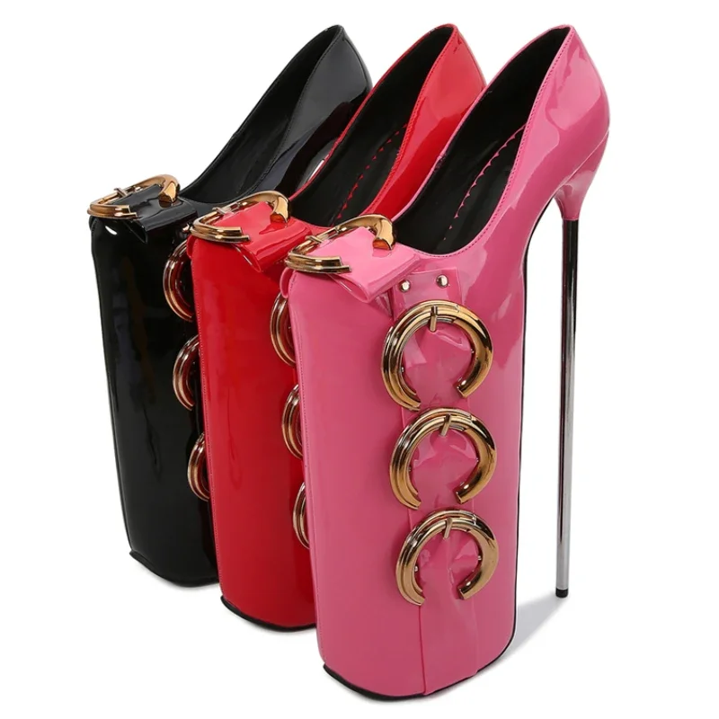 Fashion bow C button shooting props special props super high heel 30cm