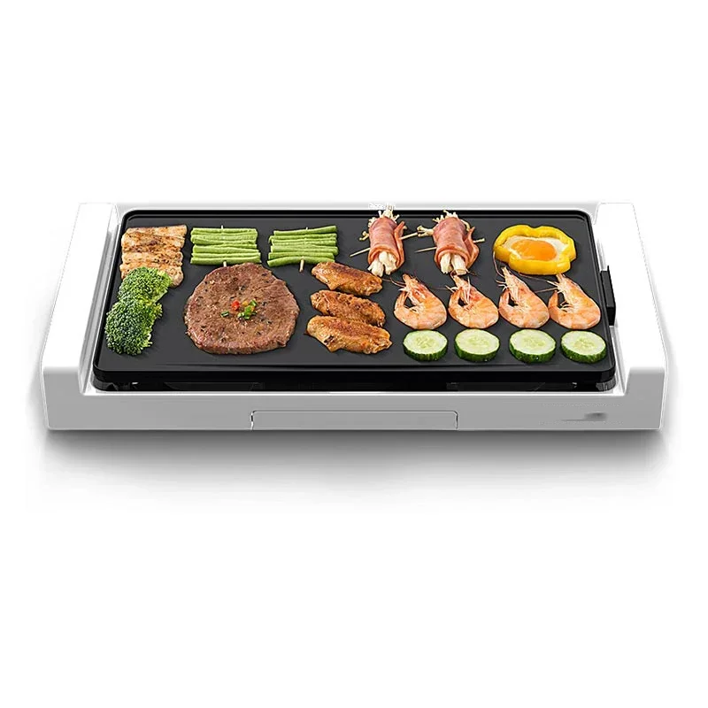 

#v 2-8 People Electric Grill Barbecue Grill For 220v/1800w Multifunctional Iron Grill Household Smoke-Free Non-Stick Barbecue