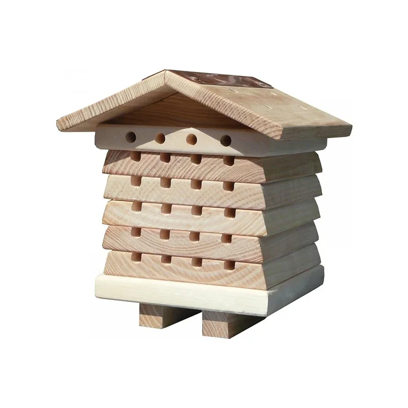 

Wooden Outdoor Hanging Insect House Insect Hotel Hive Interactive Bee Habitat
