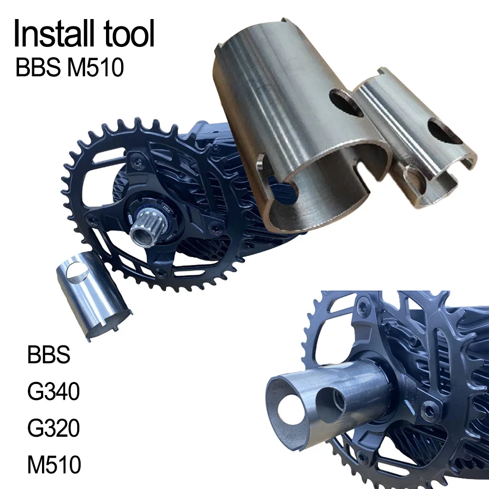 Strumento manicotto di rimozione del motore per Bafang BBS0102 HD MiddMotor bicicletta elettrica albero centrale dado presa strumento strumenti di riparazione del motore