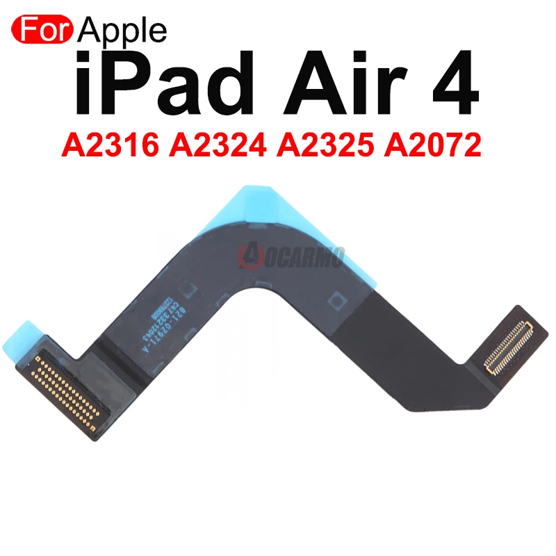 Aocarmo For Apple iPad Air 4 10.9\'\' inch 2020 LCD Screen Display Connector Flex Cable A2316 A2324 A2325 A2072 Repair Parts