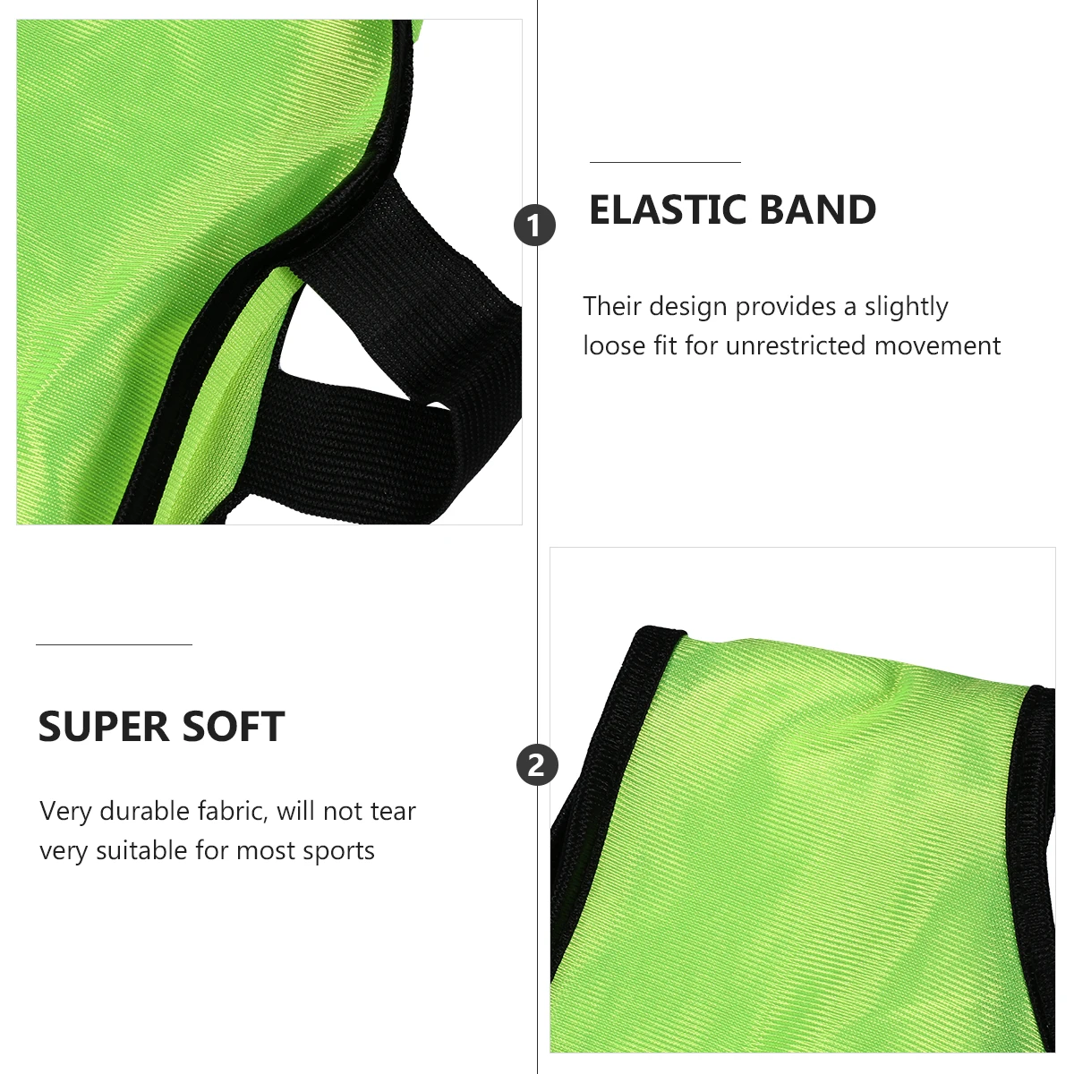 

6 Pcs 's Vest Youth Soccer Pinnies Football Practice Athlete Training Team Sweatshirt