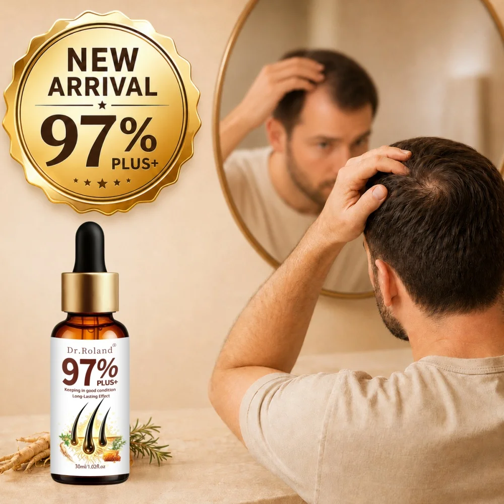 97% Botanical Hair Serum Ginseng Rosemary Turmeric Extract Nourish Strengthen Scalp Moisturize Repair Dry Damage All Hair Types
