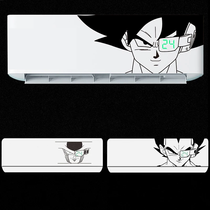 

Dragon Ball Son Goku Air Conditioner Sticker Anime Personalization Vegeta Bedroom Room Decoration Stickers Wallpaper Murals Gift
