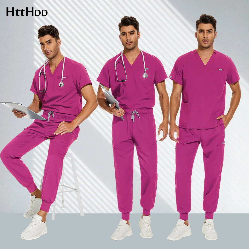 Multicolor Jogger Anzüge Unisex Apotheke Krankenschwester Uniform Krankenhaus Arzt Workwear Männer Chirurgie Uniformen Frauen Medizinische Peelings Sets