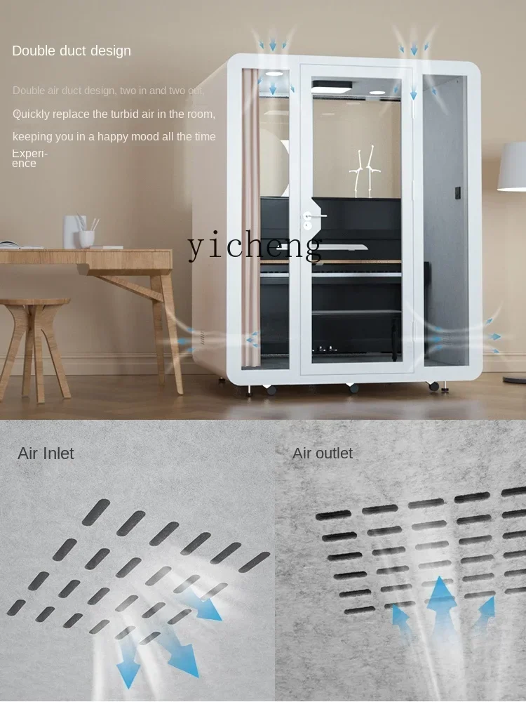 

TQH piano soundproof room sleeping compartment family office singing recording studio phone booth drum set mute cabin