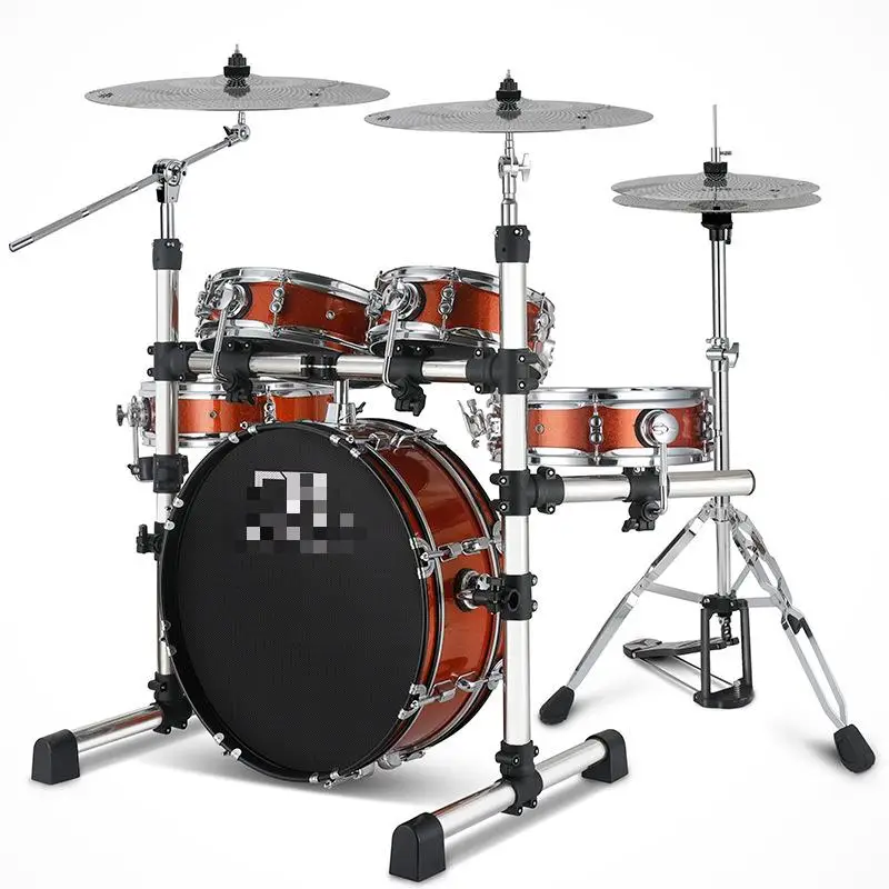 Manufacturers direct portable drum set can mute practice adult children double-sided practice test drum professional