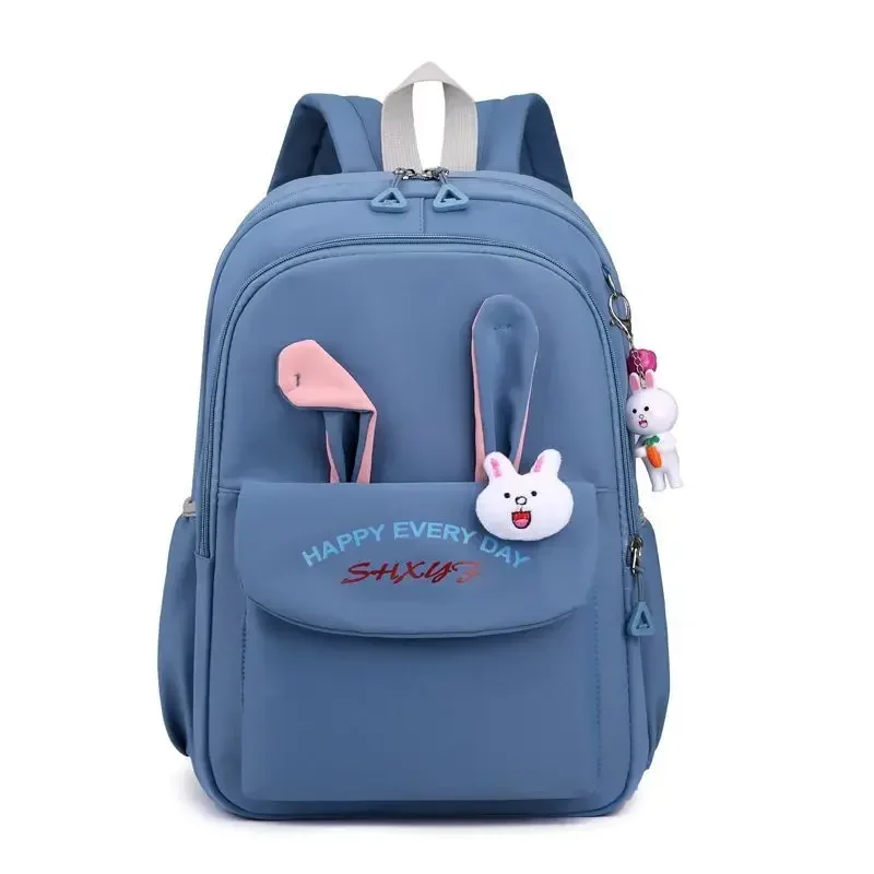 New Fashion School Bags Girls Brand Nylon Children Backpack Cartoon Style Student Book Bag Girl Large Capacity Kids Schoolbag